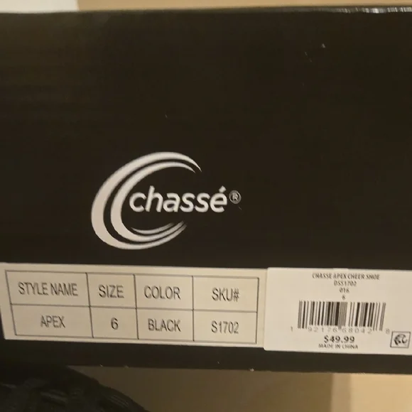 Black Chasse Apex Cheer Shoes - Picture 5 of 6